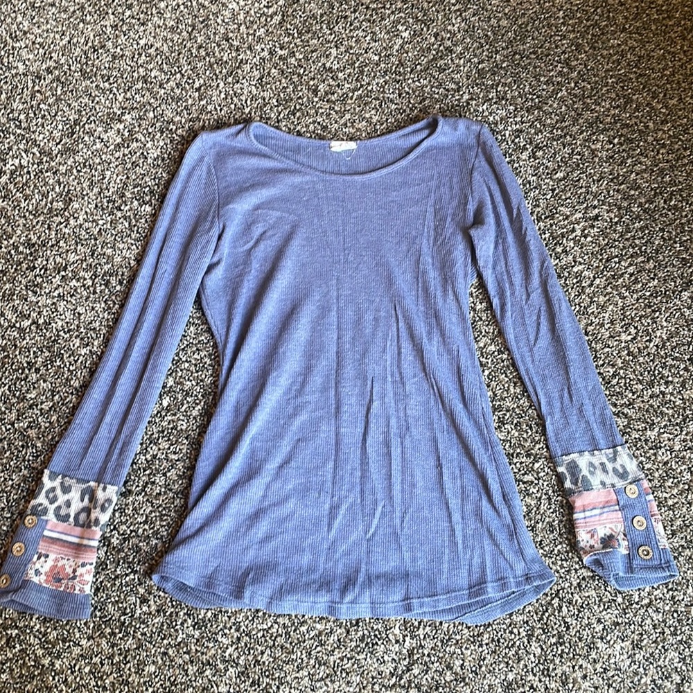 Lovely Melody Blue Long Sleeve